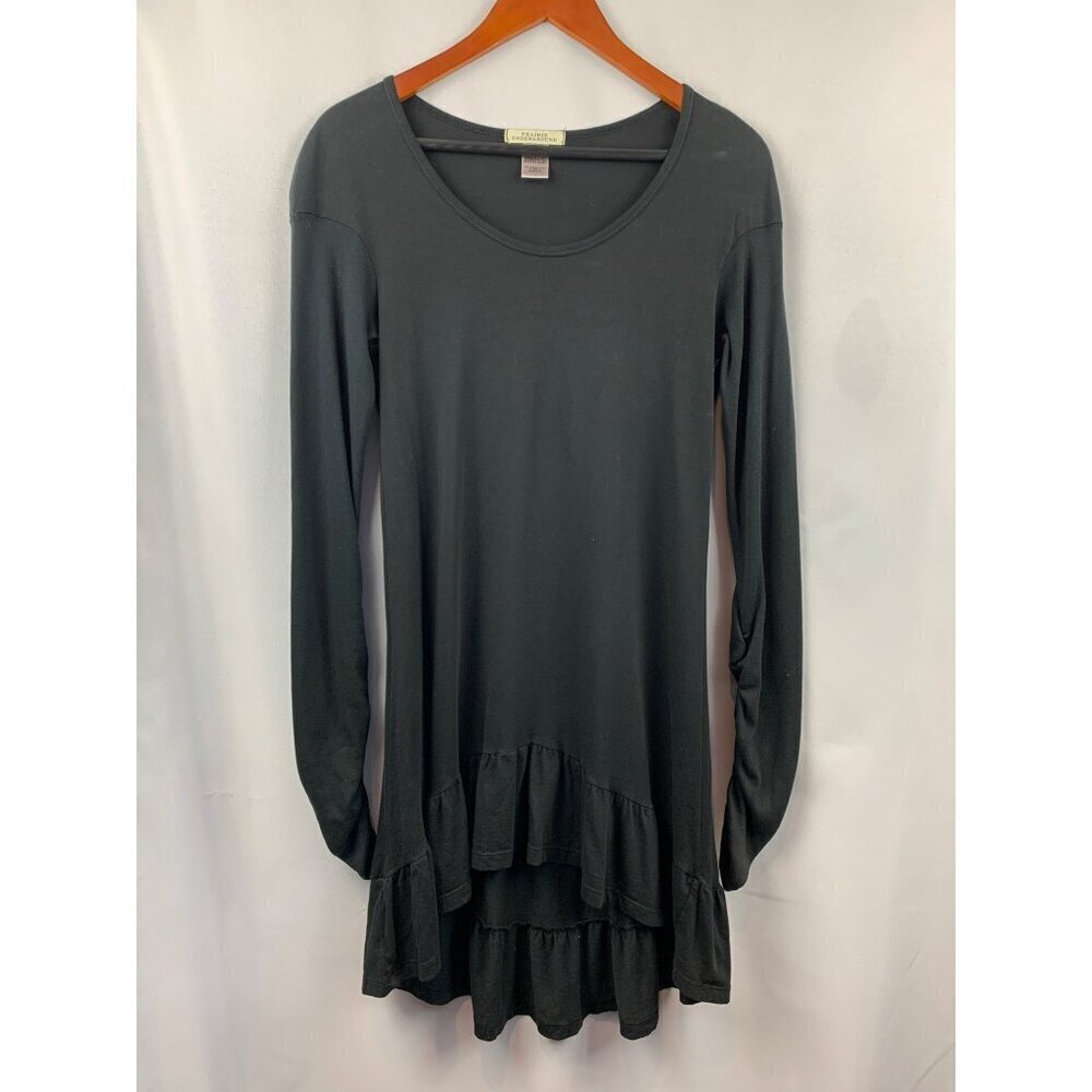 Women’s Prairie Underground Black Low High Shirt Size XS